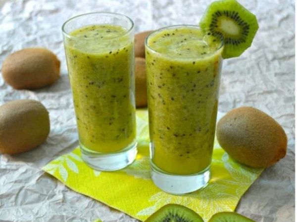 टेस्‍टी कुकुंबर और कीवी स्मूदी